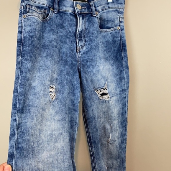 Express High Rise Leggings Acid Wash Jeans Size 4 - Picture 7 of 13